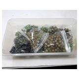 Bin full of Vintage Beads