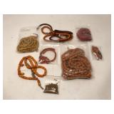 Lot of Drawn Glass Trade Beads