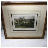 Horses and Hounds Print
