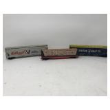 Three HO Scale Rail Cars