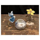 Two Flowers and Bud Vase