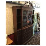 Cherry Secretary Desk Cabinet