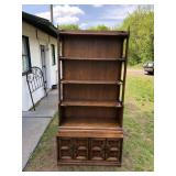 Two Piece Bookcase/Cabinet