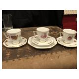 Three Tea Cups