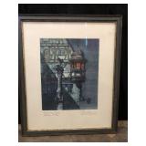 Framed Etching