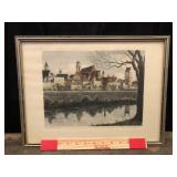 Framed Etching
