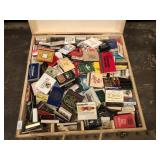Wine Box full of Vintage Match Books