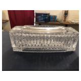 Crystal Butter Dish