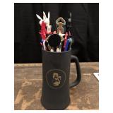 Cup of Vitage Stirring Sticks