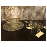 Napking Rings and Etched Glass