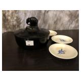Candy Dish and Butter Plates