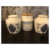 Gey Poupon and Marmalade Jars