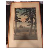 Signed Asian Print
