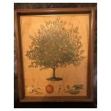 Apple Tree Painting on Wooc