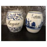Sugar and Flour Cannisters
