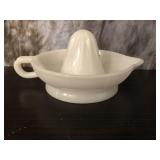 Milk Glass Juicer