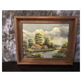 Framed Oil Painting