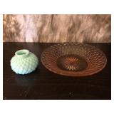 Opalene Perfume and Fine Glass Plate