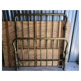Ful Sized Brass Headboard and Frame