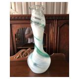 Tall Art Glass Vase