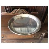 Silver Toned Platter