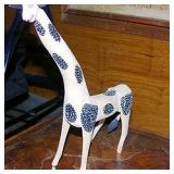 Black and White Giraffe