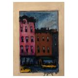 Street Shops with Cabs (NYC)