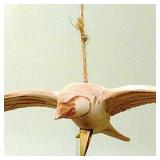 Hanging Carved Bird
