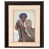 Woman Sitting in Chair