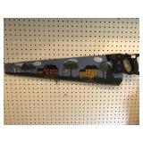 Hand Painted Saw