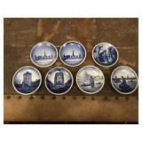 7 Small Royal Copenhagen Olates