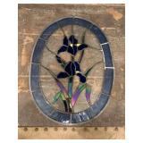 Stained Glass Iris Decoration