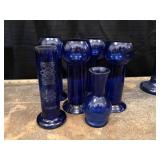 Cobalt Blue Glass Lot