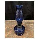 Cobalt Blue Oil Lamp