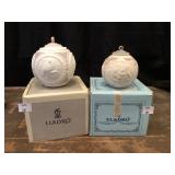Two Lladro Christmas Ornaments