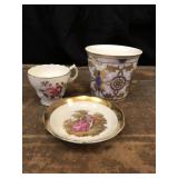 Three Pretty China Pieces - Includes Limoges