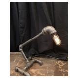 Industrial Reading Lamp with Edison Bulb