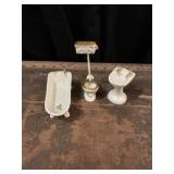Vintage Doll House Bathroom Fixtures