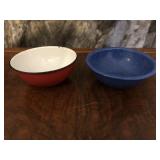 Two Enamelware Bowls