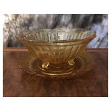 Depression Glass Planter