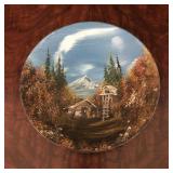 Hand Painted Metal Bowl