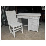 Wicker Desk