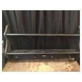 Shelves with Coat Hooks