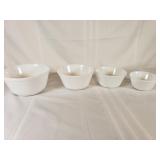 (4) Hazel Atlas Scalloped Set