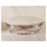 Glasbake 2 Qt Dish with Basket