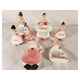 Enesco Dinner Prayer Figurines