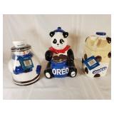 (3) Oreo Cookie Jars