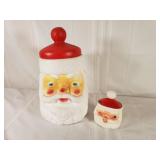 Santa Cookie Jar & Japanese Santa