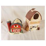 (2) Cookie Jars - Farm