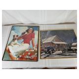 (2) Coca Cola Prints